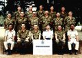 Airforce Association NSW 2AFDS photo gallery - October 1991 - Course photograph, 1/91 Airfield Defence Guard (ADG) Section Leader Course, RAAF Security & Fire School (RAAFSF), RAAF Base Amberley. Front row (all personnel either Royal Malaysian Air Force observers or RAAFSFS staff): Unkown (RMAF), CPL 